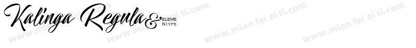 Kalinga Regula字体转换